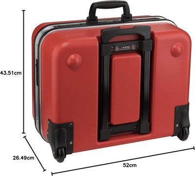 KNIPEX 98 99 15 LE Werkzeugkoffer "BIG Twin Move RED" Werkzeug-Trolley | Rollkoffer leer