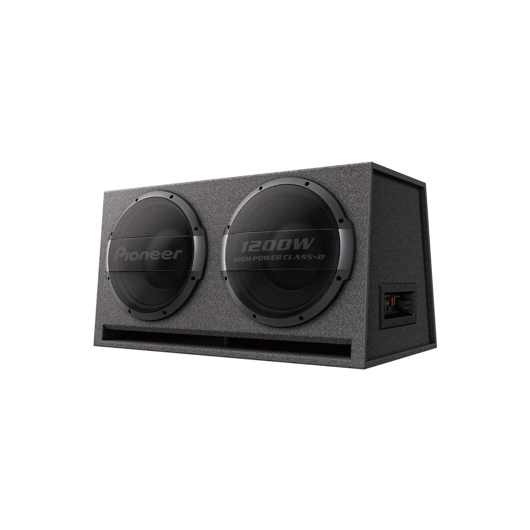 Pioneer TS-WX1220AH Aktivsubwoofer, leistungsstarker Gehäuse Subwoofer mit 3000 W Maximalleistung, 2