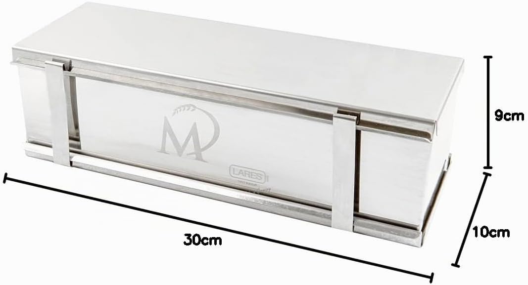 hello sweety Marcels Toastbrotform 30x10x9 cm Brotbackform mit Teiler - zum Backen von Toast, Kuchen