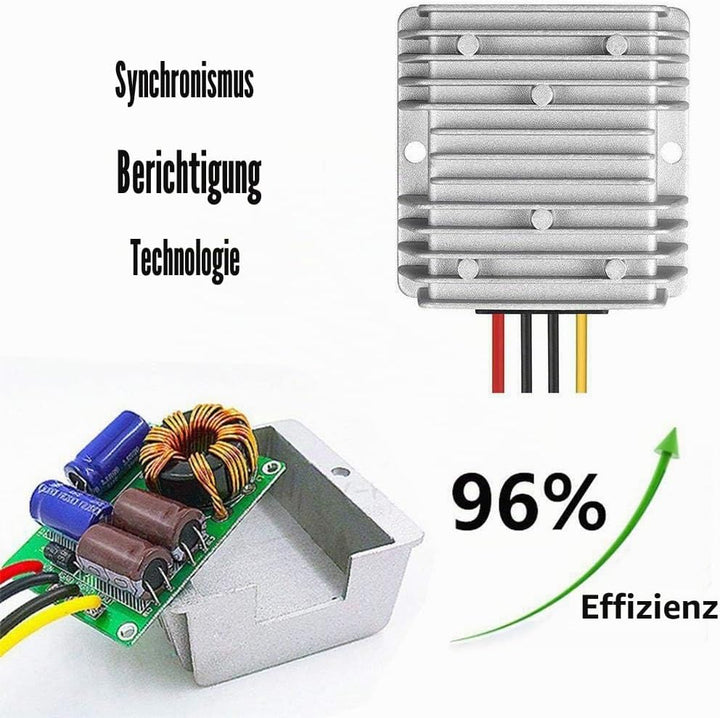 HOMELYLIFE DC 12V 24V auf 5V 20A 100W Spannungswandler Step Down Wandler Transformator Netzteil Regl