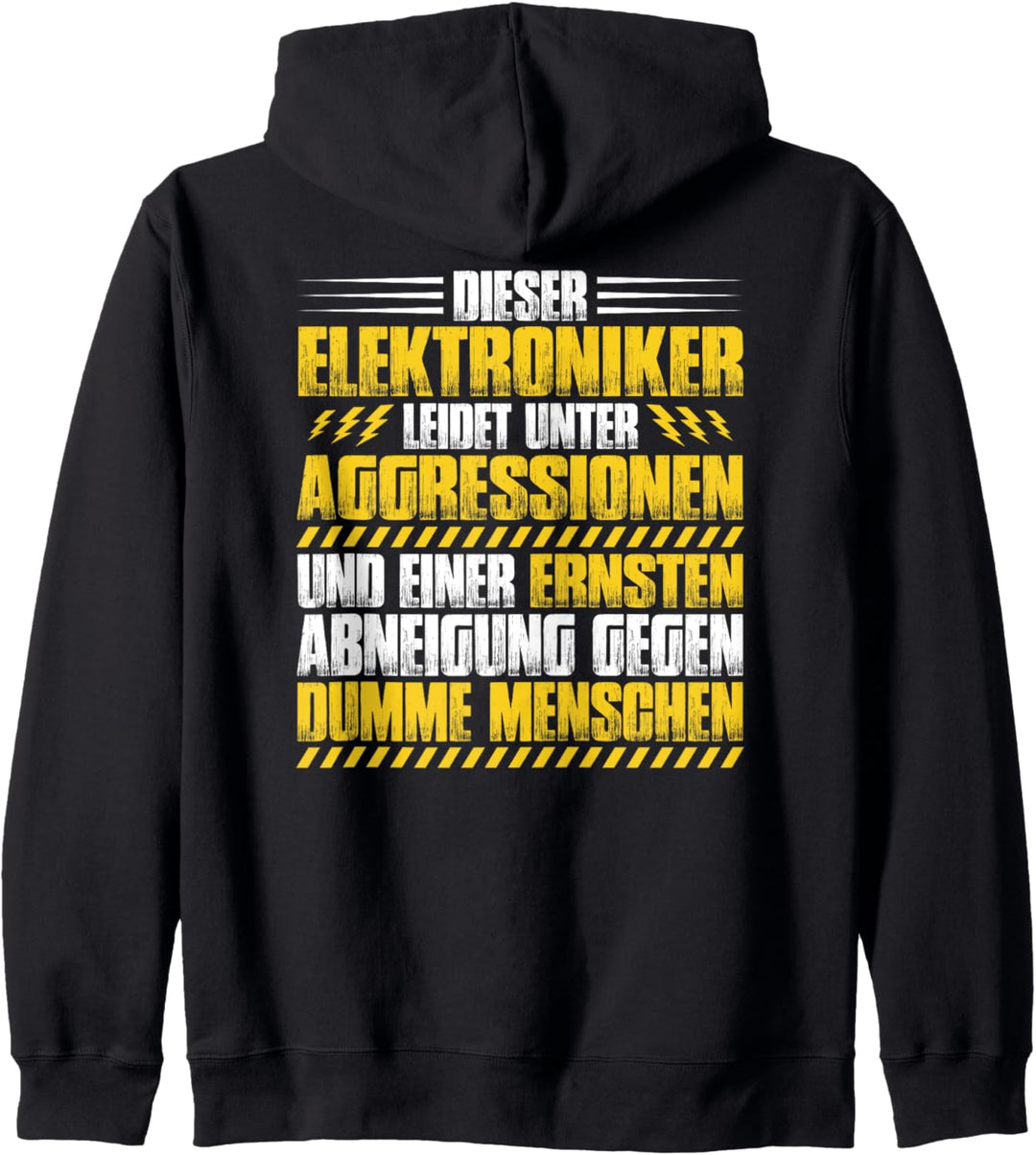 Aggressionen Elektroniker Kapuzenjacke