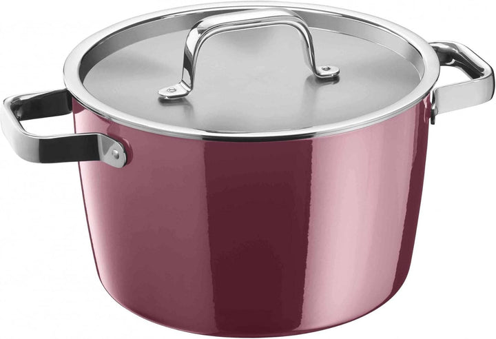 WMF Fusiontec Aromatic Kochtopf gross 22cm, Fleischtopf Induktion 4,7l, Deckel mit Kondensationsnopp