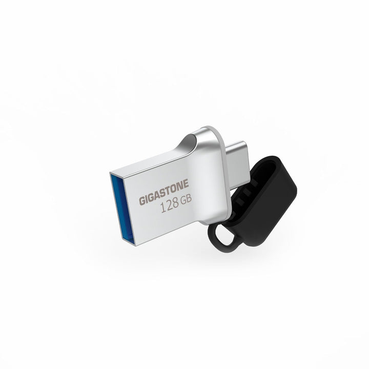 GIGASTONE 128GB Nano Luxus Dual-Laufwerk, Z50 USB 3.2 Gen 1, 2-in-1 USB-A & Type-C, 100MB/s UltraSch