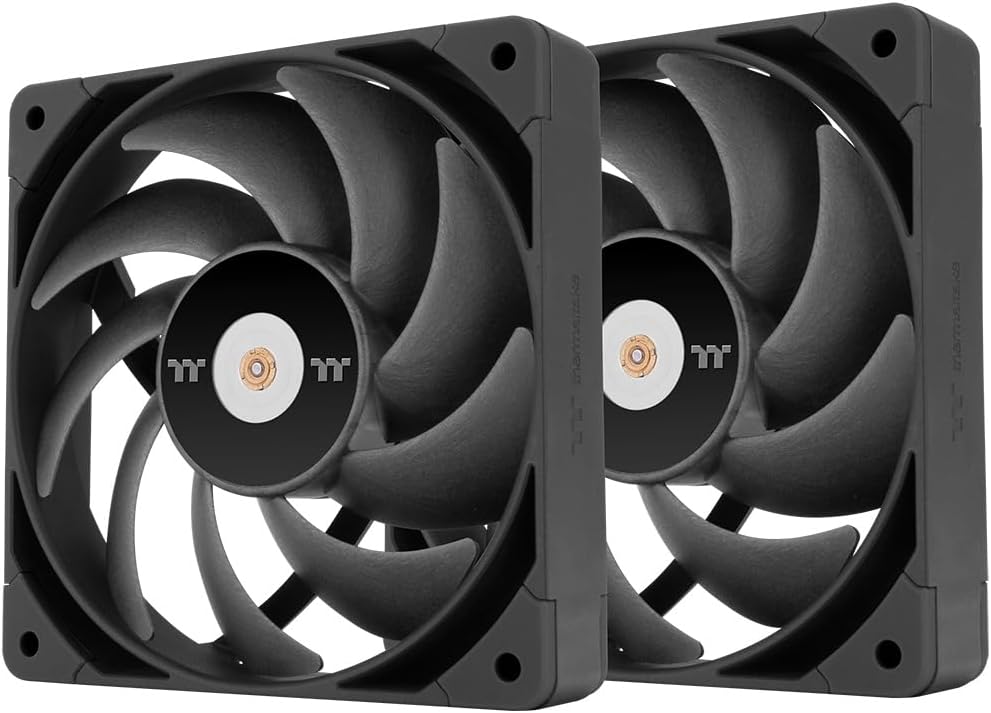 Thermaltake TOUGHFAN 14 Pro PC Cooling Fan | 2 Pack Black 2 Fächer 140MM Schwarz, 2 Fächer 140MM Sch