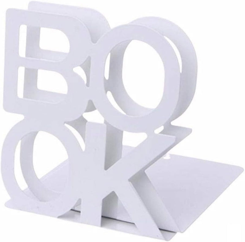 L-förmige Metall-Buchstützen, strapazierfähig, Buchstützen, Ständer, Schreibtisch-Organizer, Bücherr