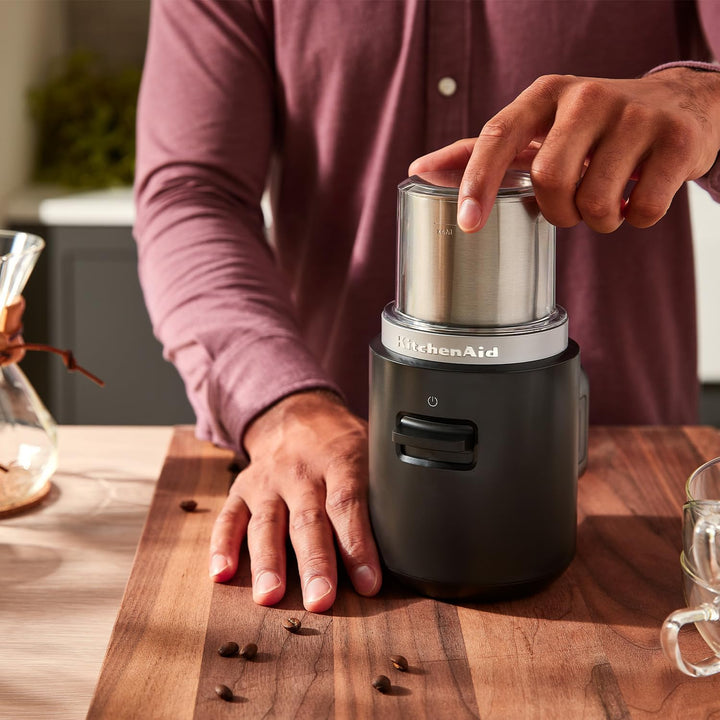 KitchenAid Kaffeemühle | KitchenAid Go | Kabellose Kaffeemühle für frisch gemahlenen Kaffee für unte