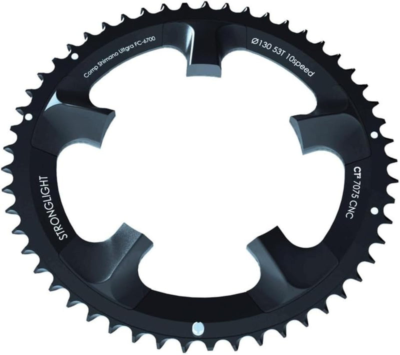 Stronglight Kettenblatt Ultegra 110 Mm 52 Schwarz, 52 Schwarz
