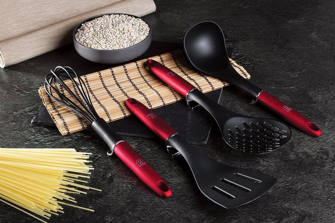 Berlinger Haus 17 Teile Kochgeschirr Set - Weinrot 17-Piece Weinrot, 17-Piece Weinrot