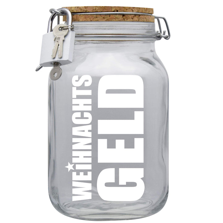 Spardose Weihnachtsgeld Geld Geschenk Idee Transparent XL