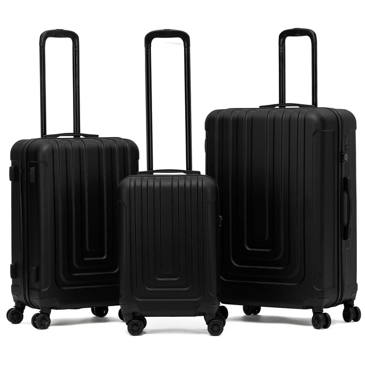 Flight Knight Premium Lightweight Suitcase - TSA-Schloss Mit USB-Anschluss - 8 Spinner-Rader - ABS-H