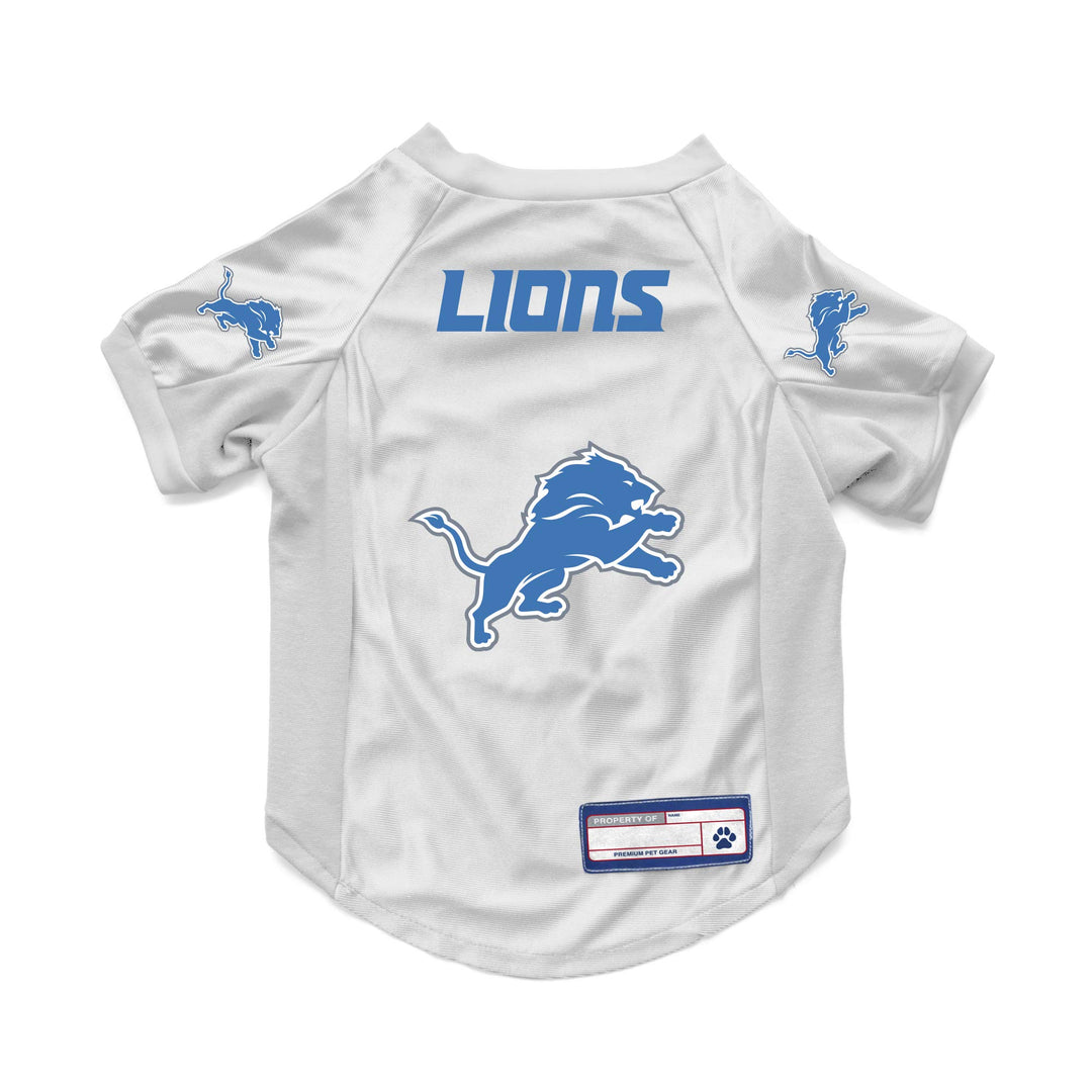 Littlearth Detroit Lions NFL Stretch Haustier-Trikot für grosse Hunde Detroit Lions L (Neck: 14", Gi