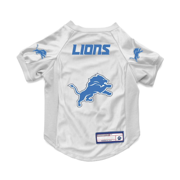 Littlearth Detroit Lions NFL Stretch Haustier-Trikot für grosse Hunde Detroit Lions L (Neck: 14", Gi