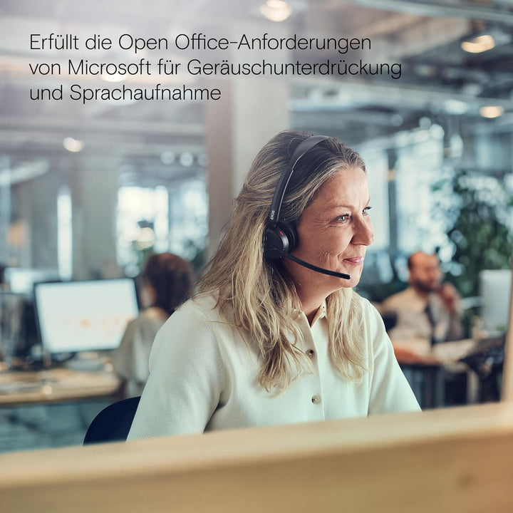 EPOS Impact 500 ANC Kabelloses Headset – Teams Zertifiziert mit USB-C & USB-A Konnektivität – Fortsc