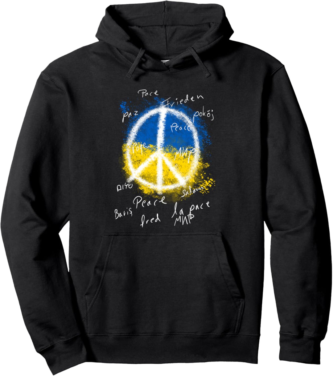 Frieden Freiheit Liebe Peace Menschen Ukraine Demonstration Pullover Hoodie