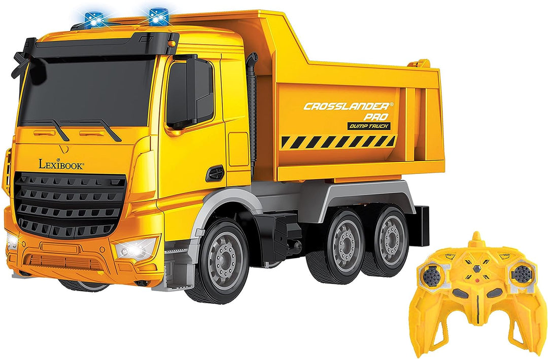 Lexibook, Crosslander® pro RC Dump Truck, Ferngesteuerter Muldenkipper, Lichteffekte, Kipper, wieder