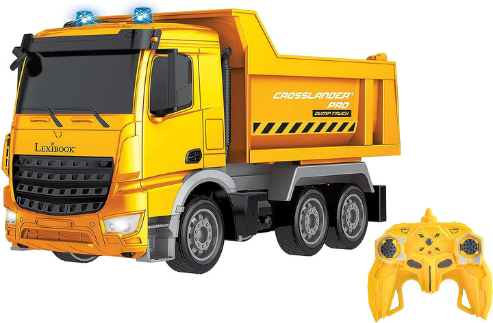 Lexibook, Crosslander® pro RC Dump Truck, Ferngesteuerter Muldenkipper, Lichteffekte, Kipper, wieder