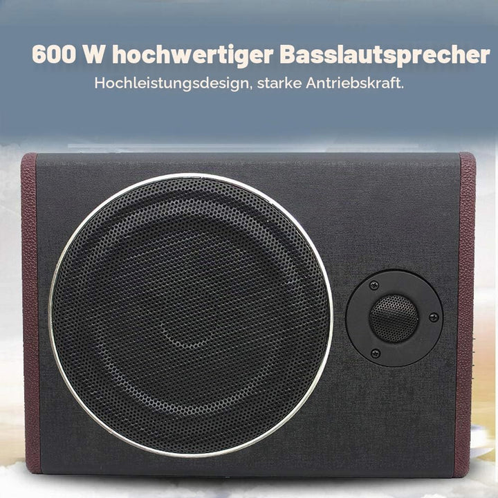 Shkalacar 8 Zoll Auto Stereo Ultradünner Subwoofer Hochleistungs-Verstärktes, Subwoofer System mit h