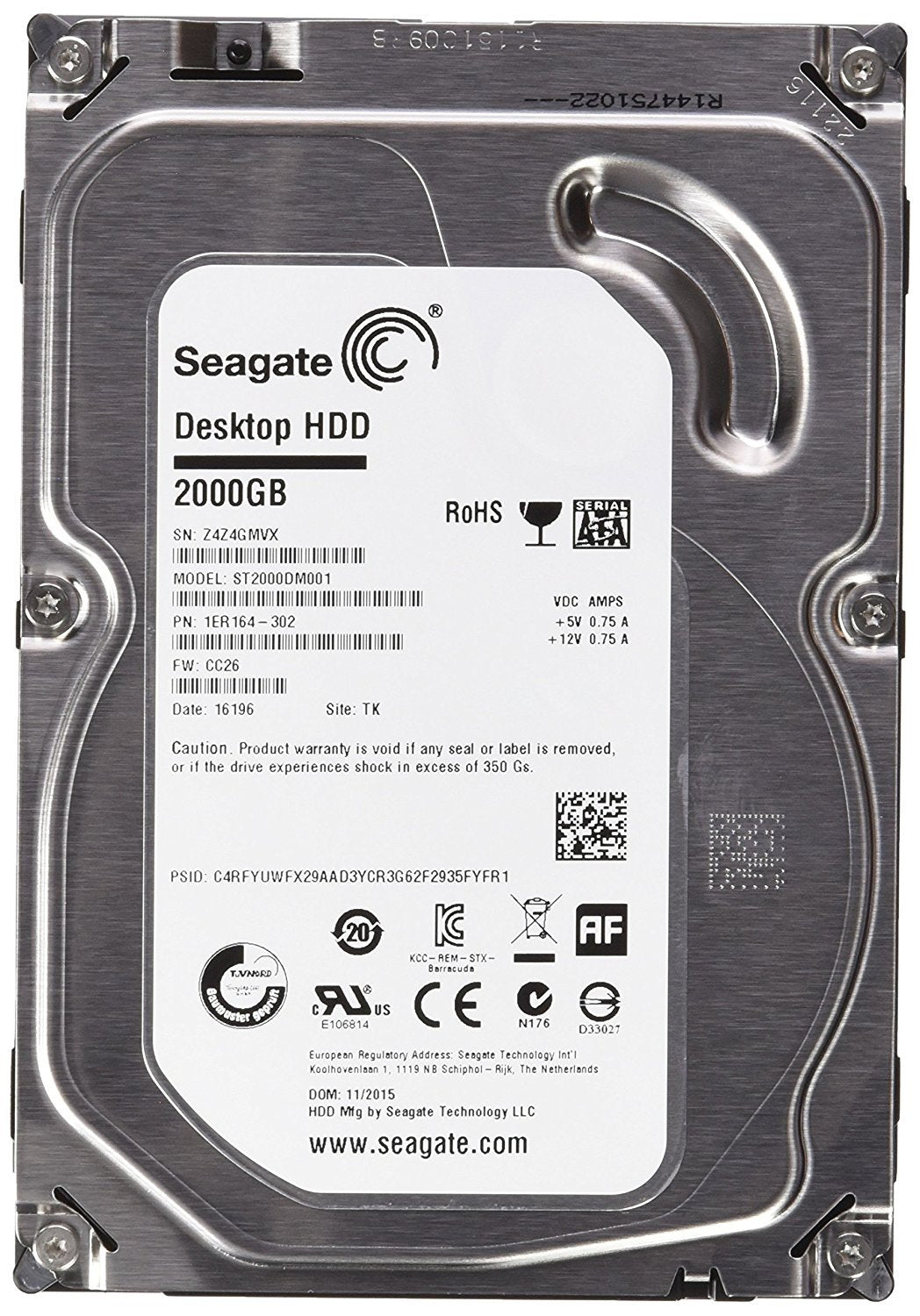 Seagate ST2000DM001 Barracuda
