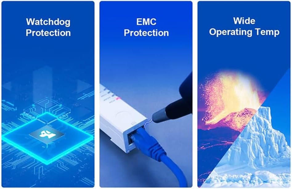 RS485-zu-Ethernet-Konverter, Winziger Serieller Server -DR134, Unterstützt UDP/HTTP/DHCP/DNSP, Modbu