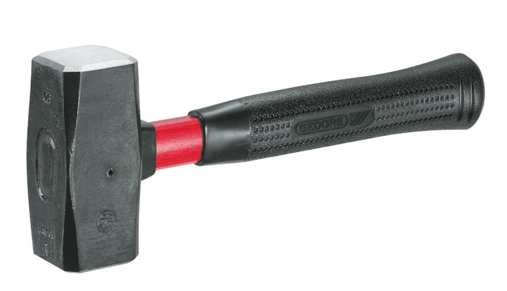 GEDORE Fäustel mit Fiberglastiel, 1000 g, 1 Stück, 20 F-1000, 1000 g