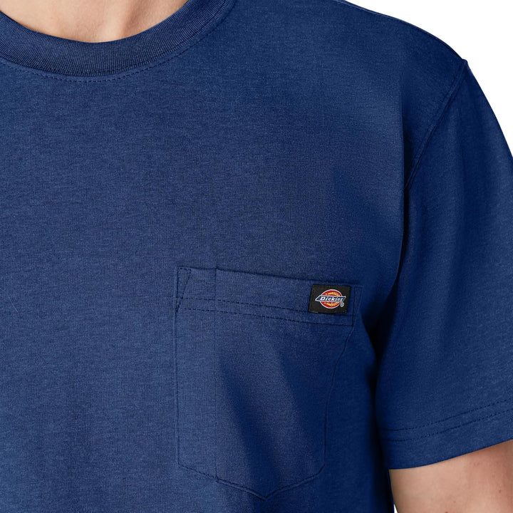 Dickies T-Shirt für Herren, kurzärmelig, schwer, Rundhalsausschnitt 2 Jahre Limoges Single Dye Heath