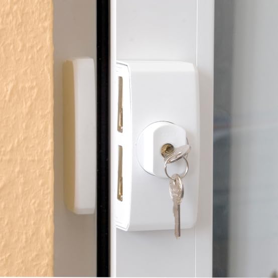 ABUS Fenster-Zusatzsicherung FTS96A AL0089 - Fensterschloss mit intuitivem Schliessmechanismus und A