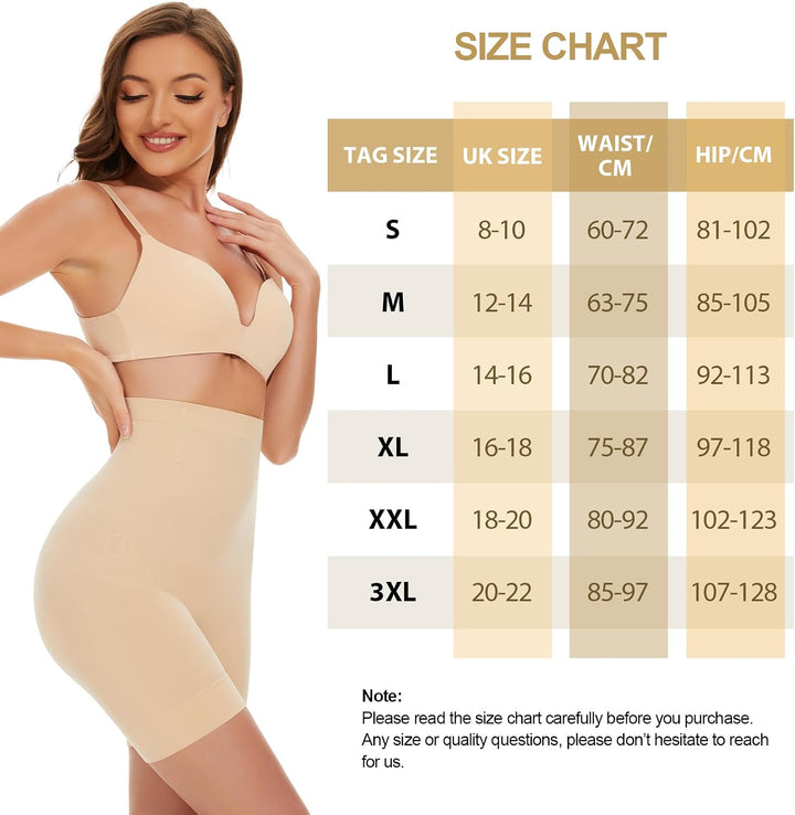 SIMIYA Bauchweg Unterhose Damen Shapewear Damen Hohe Taille Miederhose | Miederpants Mit Bein, Figur