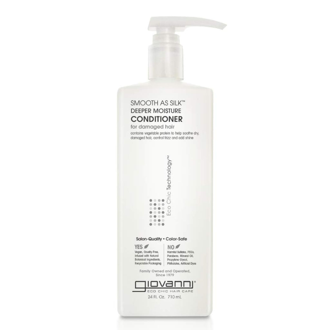 Giovanni Cosmetics Smooth As Silk Deeper Moisture Conditioner, 24 Oz