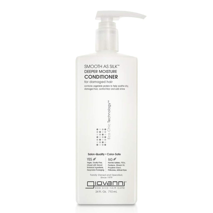 Giovanni Cosmetics Smooth As Silk Deeper Moisture Conditioner, 24 Oz