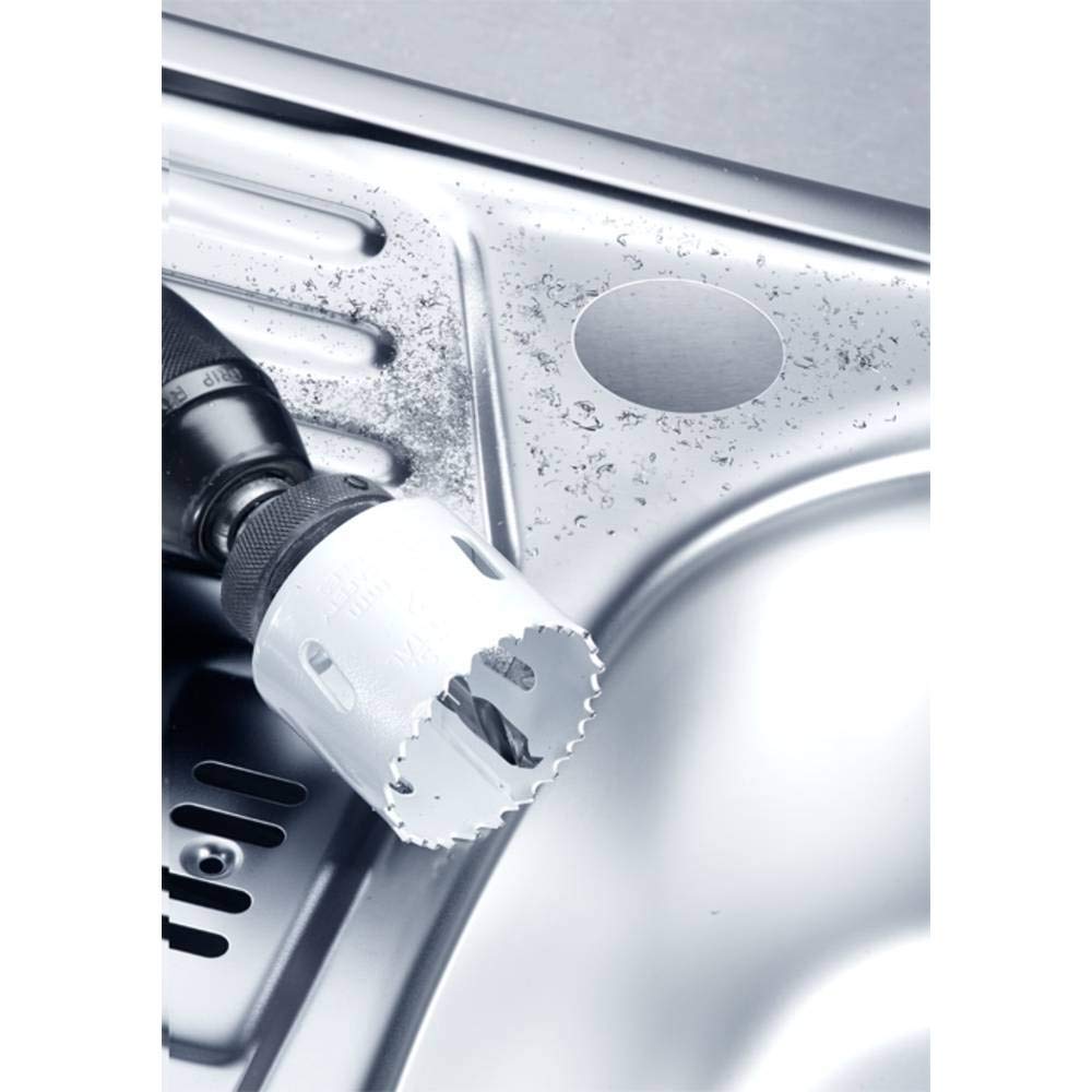 kwb 598220.0 Profi Bi-Metall Lochsäge-Set Nr. 1 für Installateure – 9-teilig, HSS-CO, Vario Zahnung,