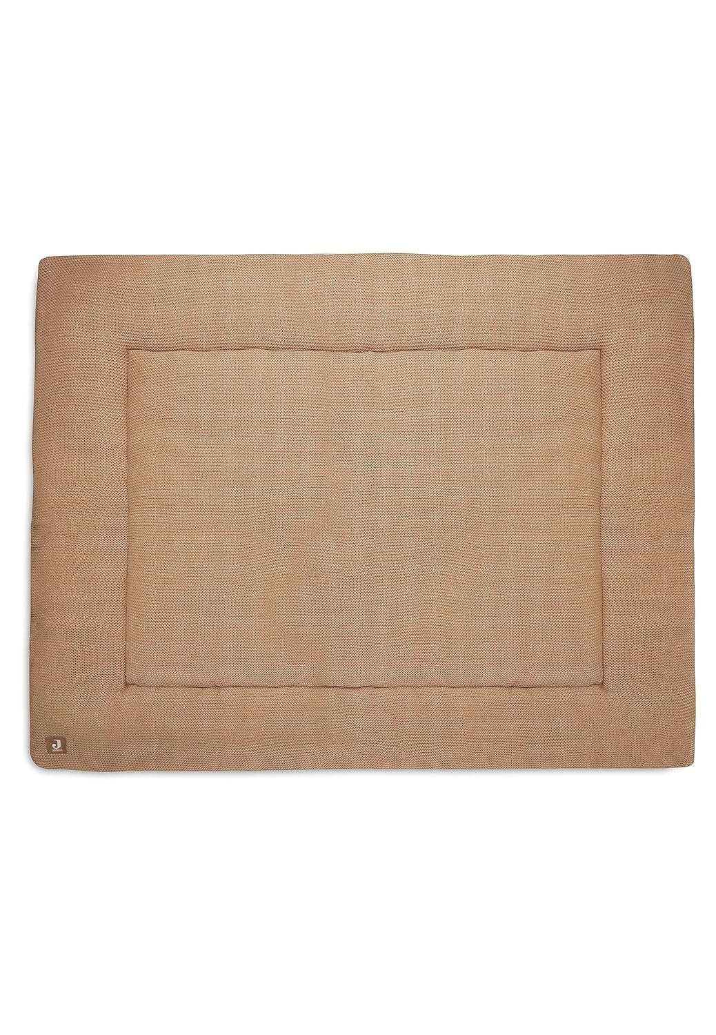 Jollein Krabbeldecke für Baby - Boucle, Biscuit - Laufgittereinlage - 75x95 cm - Spieldecke Baby - H