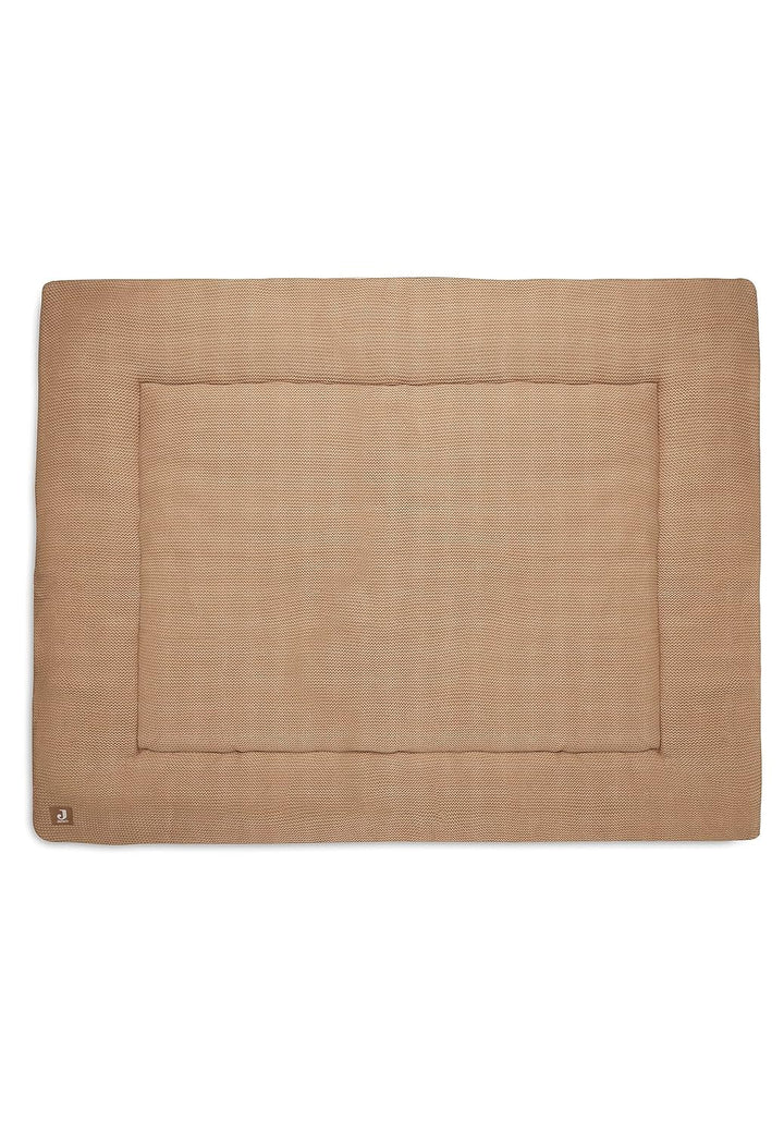 Jollein Krabbeldecke für Baby - Boucle, Biscuit - Laufgittereinlage - 75x95 cm - Spieldecke Baby - H