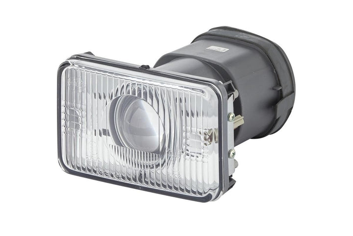 HELLA - Halogen/DE-Scheinwerfereinsatz, Hauptscheinwerfer - 12V - rechteckig - Einbau - Lichtscheibe