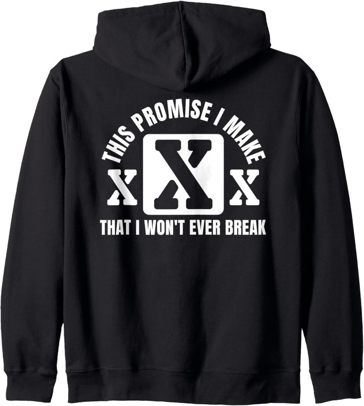 straight edge a str8 edge SxE Kapuzenjacke