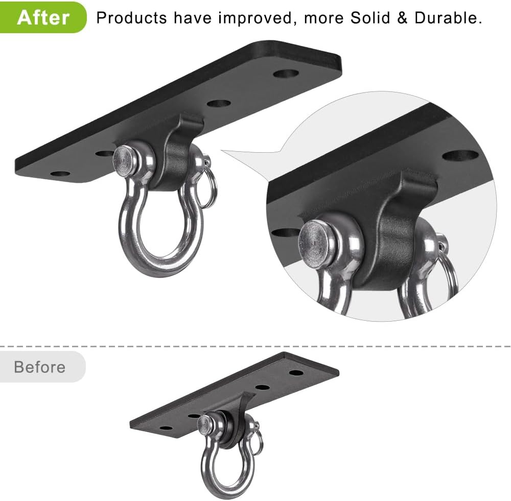 Dolibest Schwerer Taschen-Aufhänger, Wand-Deckenhalterung für Suspensionstrainer, Körpergewicht-Kraf
