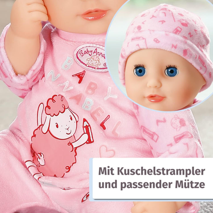 Zapf Creation 706466 Baby Annabell Little Annabell 36cm- weiche Puppe mit Stoffkörper, rosa Strample