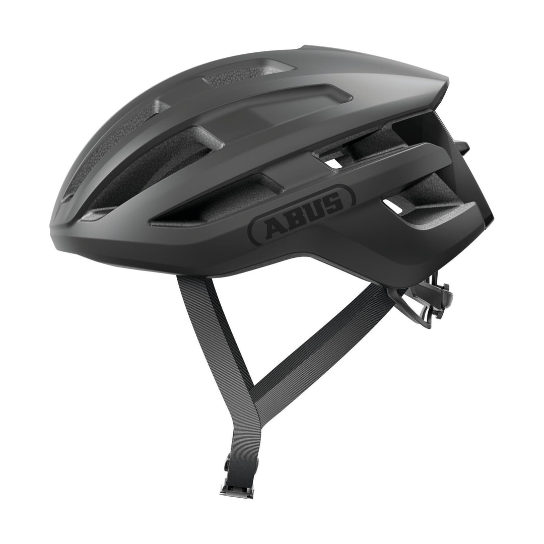 ABUS Rennradhelm PowerDome - leichter Fahrradhelm mit cleverem Belüftungssystem und aerodynamischem