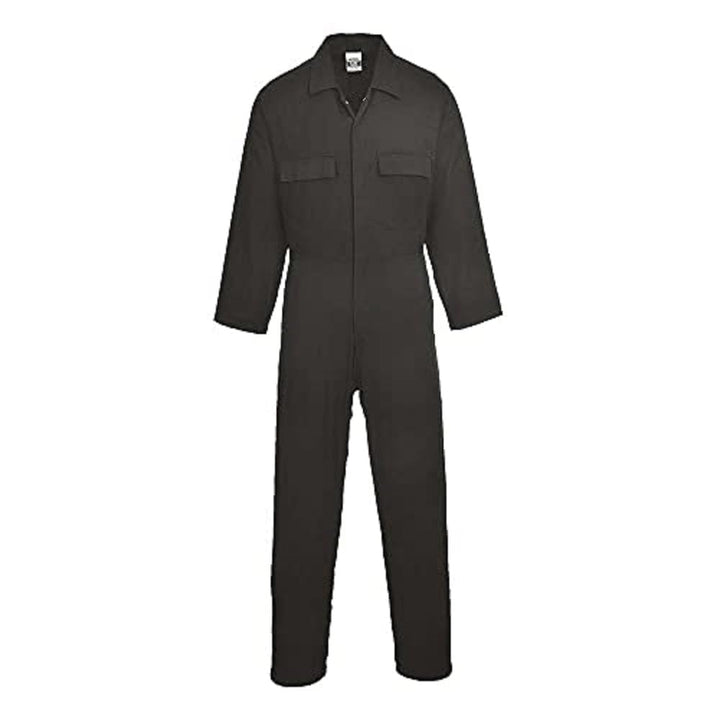 Portwest Euro Baumwoll Overall, Grösse: XXXL, Farbe: Schwarz, S998BKRXXXL 3 XL Schwarz, 3 XL Schwarz