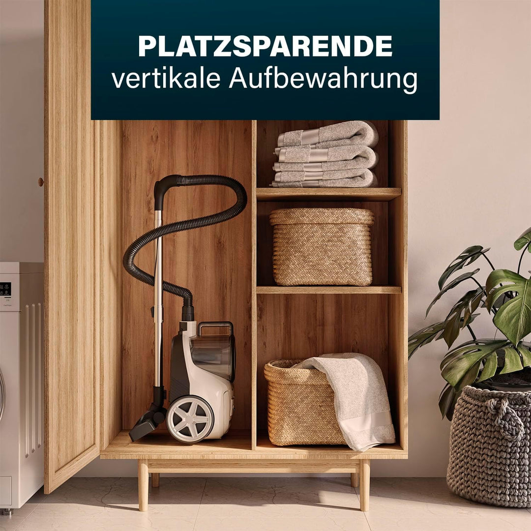 Princess Cyclone Storm Staubsauger Beutellos, 4 L-Volumen, 700-W-Motor mit Multizyklon-Technologie,