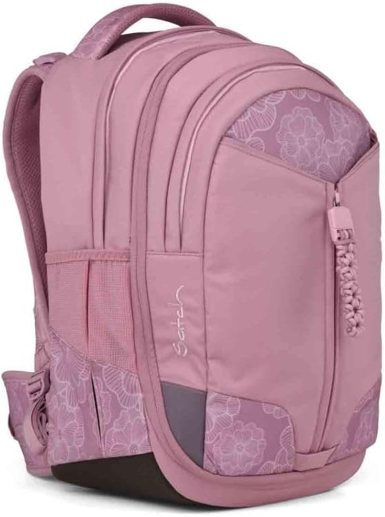 Satch Match Schulrucksack Set 3tlg. inkl. Schlamperbox und Sporttasche (Magnolia Dream), Magnolia Dr