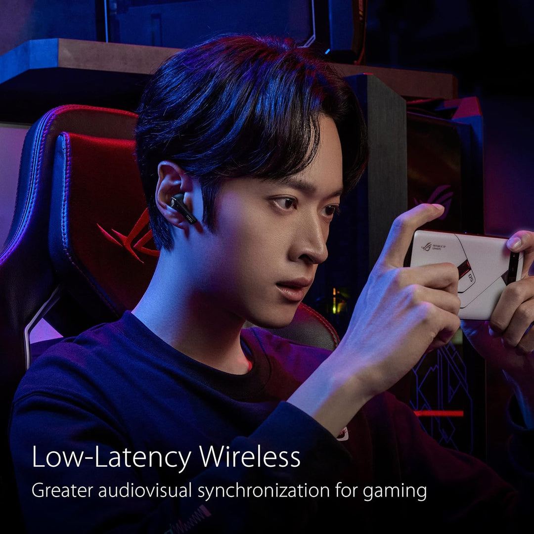 ASUS ROG Cetra True Wireless TWS In-Ear Gaming Kopfhörer (ohne Kabel, aktive Geräuschunterdrückung (