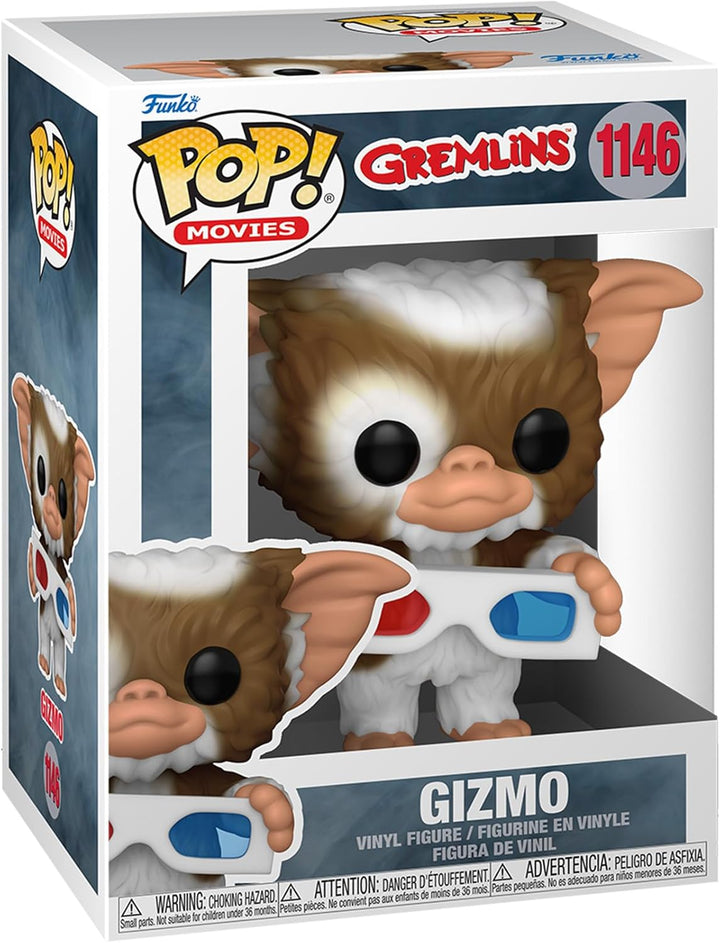 Funko Pop! Movies: Gremlins-Gizmo mit 3D Glasses - Vinyl-Sammelfigur - Geschenkidee - Offizielle Han