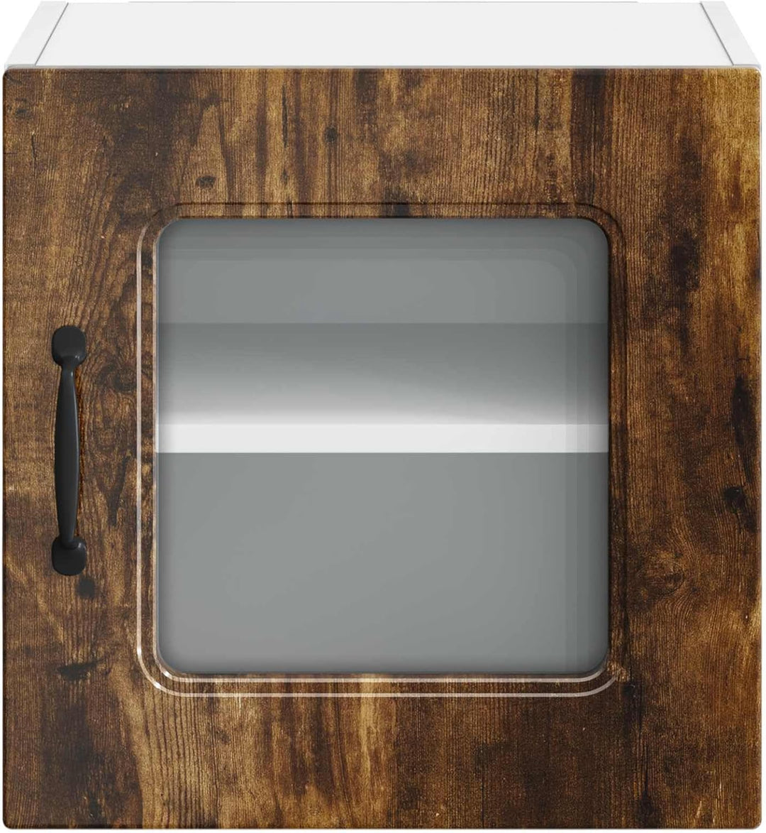 vidaXL Geschirrspülerfront Kalmar Geräucherte Eiche 40 x 31 x 40 cm, Eleganter moderner Küchenregal,