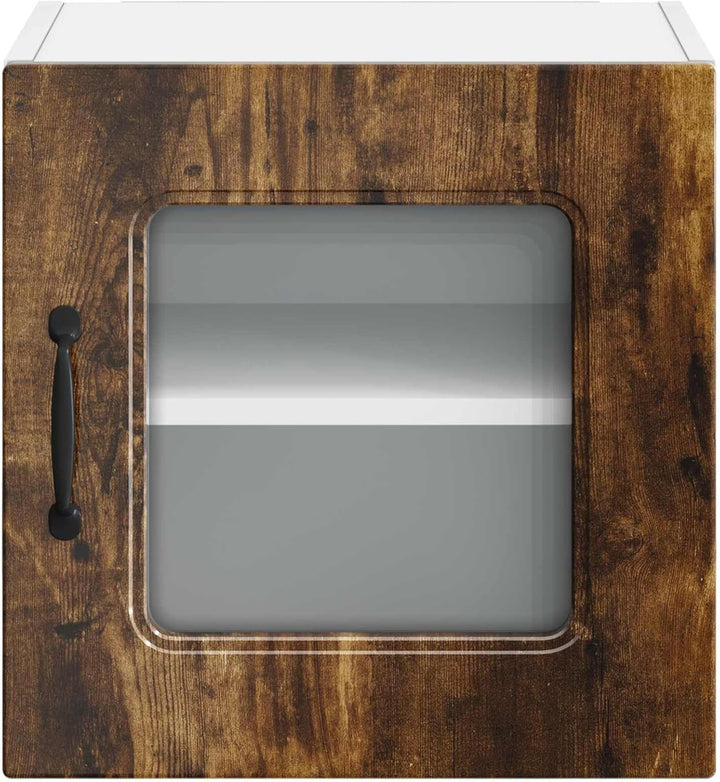 vidaXL Geschirrspülerfront Kalmar Geräucherte Eiche 40 x 31 x 40 cm, Eleganter moderner Küchenregal,