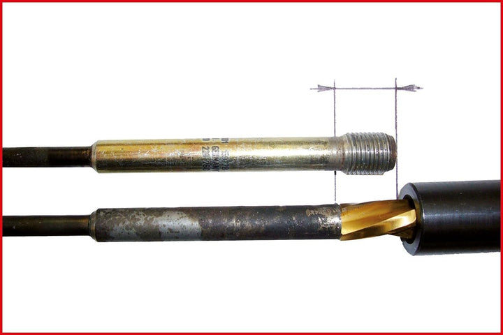 KS Tools 152.1020 Universal Glühkerzen-Ausbohrsatz M8 x 1, 8-tlg.