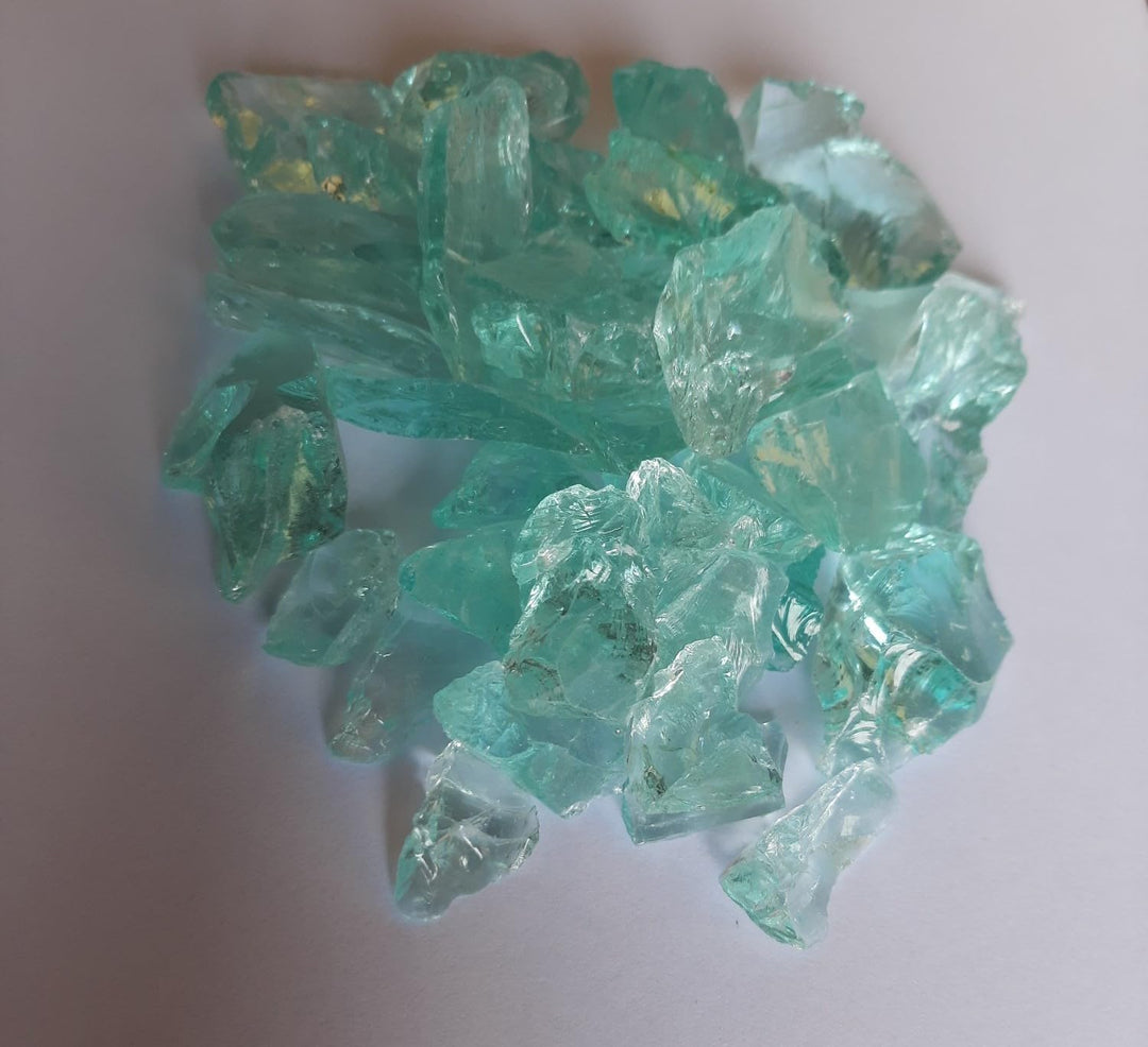Feuerglas, 3/4" Wassergrün (2, Kilogramm) 2 Kilogramm, 2 Kilogramm
