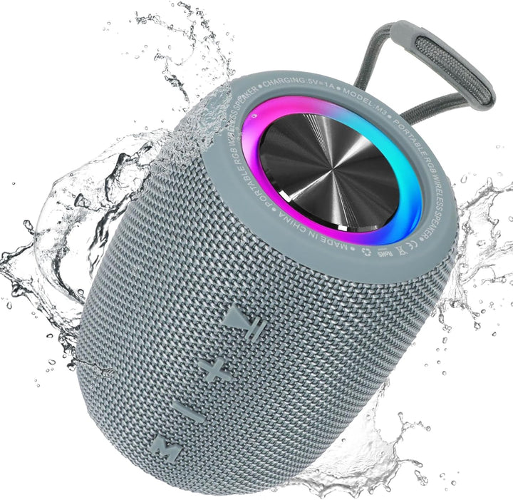 SENXINGYAN 20W Bluetooth Lautsprecher – Tragbare Musikbox mit 360° Stereo-Sound, LED-Lichtshow, IPX6
