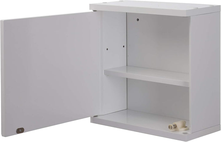 Croydex Spiegelschrank mit 1 Tür, MDF, FSC-zertifiziert, weiss, Weiss