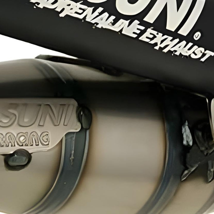Auspuff Yasuni Carrera 16 schwarz für Piaggio