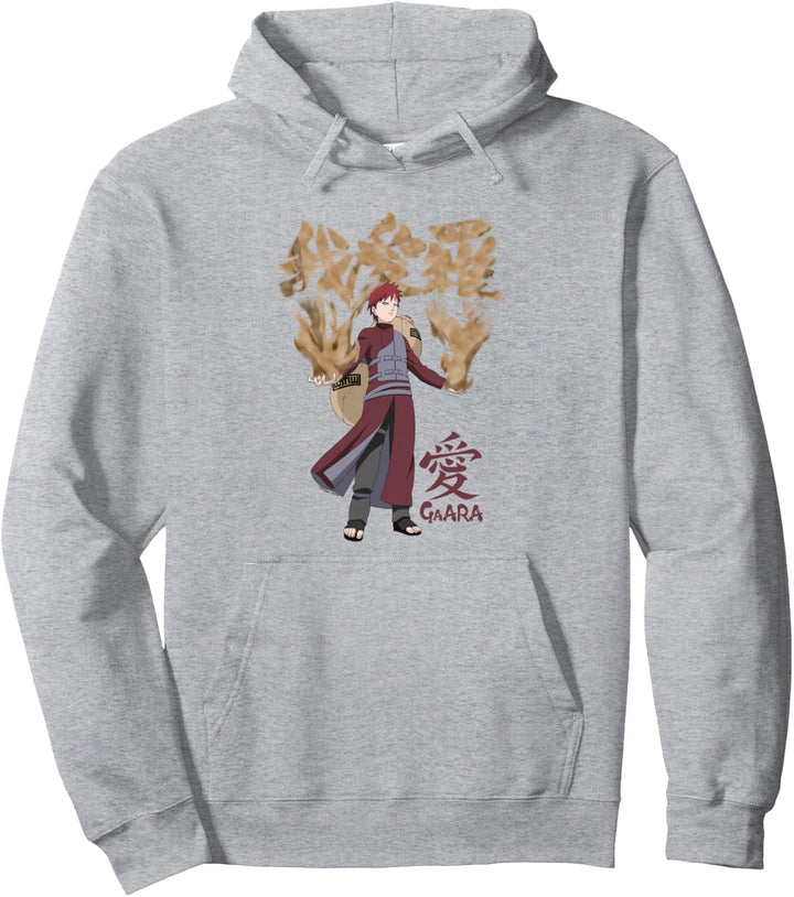 Naruto Shippuden Gaara Kanji Pullover Hoodie